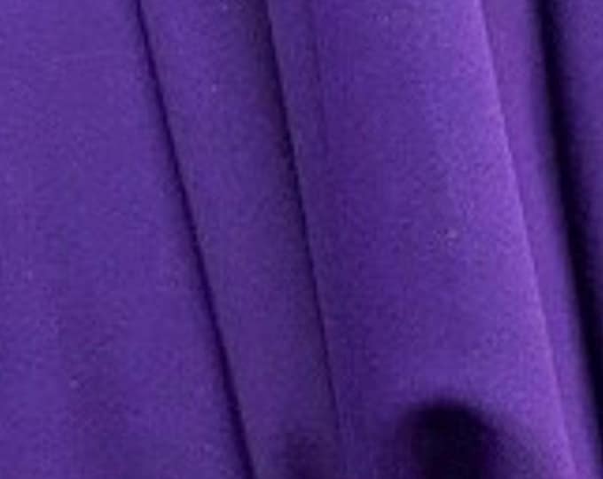 Purple Stretch Polyester Scuba  double Knit Fabric 60” wide