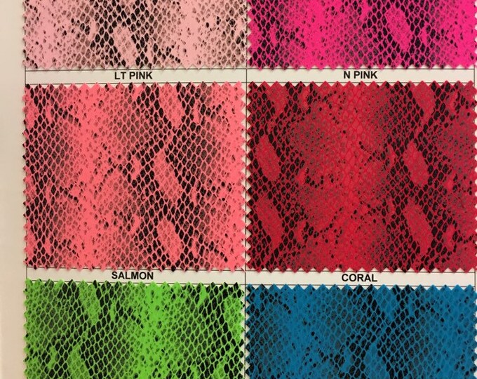 Venom snake skin spandex 4 way stretch  fabric, swimwear, dance wear, custume, body suits, and more