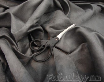 Charcoal micro faux suede upholstery drapery clothing fabric BY THE YARD 58" Wide No Stretch