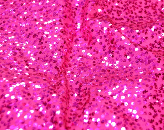 Fuchsia Rain drop seqiun taffeta fabric 54" wide sold by the yard Dress Craft tablecloth wedding home decor