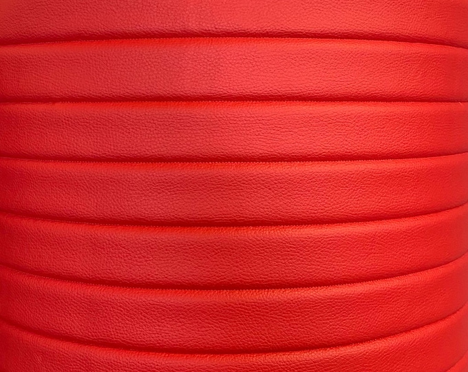 Red Quilted Upholstery Fabric with Foam  2” Stripe Headliner Material for Auto, RV, Headboards