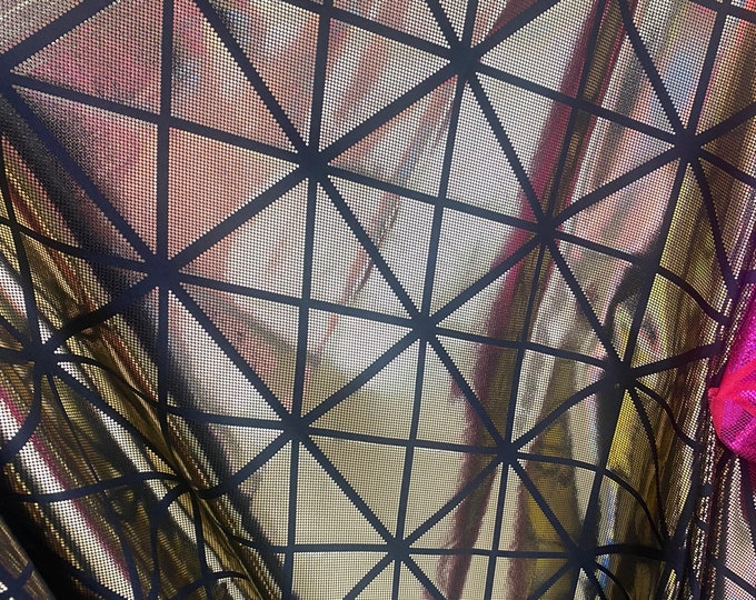 Gold mystique diamond Nylon ,swimsuits, 4 way stretch 60” wide