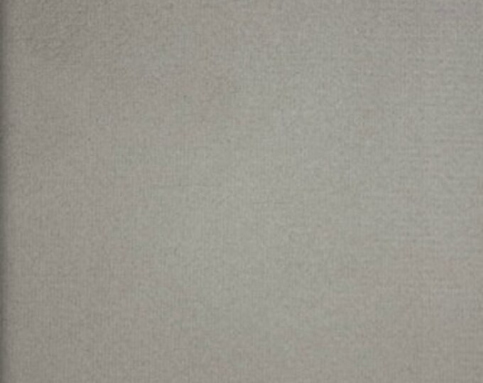Gray Upholstery Polyester MIcro Plush Velvet Upholstery fabric by the yard 56" Wide