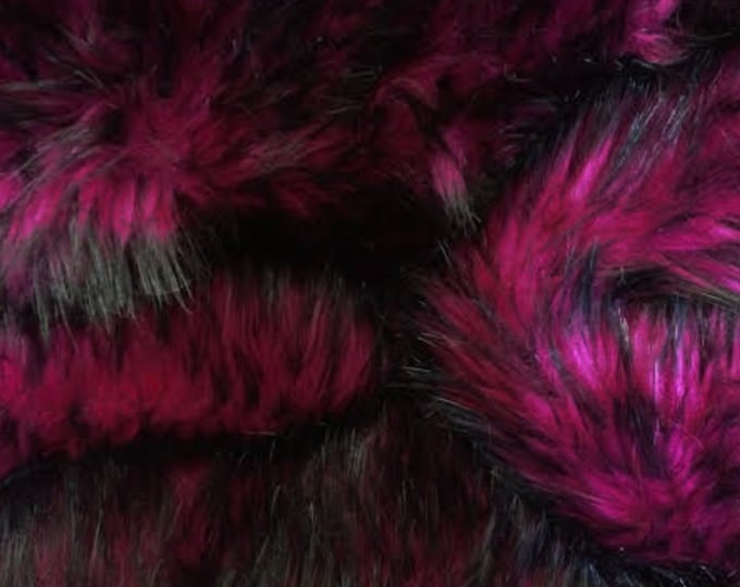 60" wide Husky Fushica faux Synthetic Fur upholstery Fabric by the yard