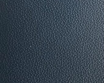 Black Palma premium automotive  upholstery faux leather vinyl 54" Wide Sold BY THE YARD