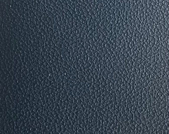 Black Palma premium automotive  upholstery faux leather vinyl 54" Wide Sold BY THE YARD