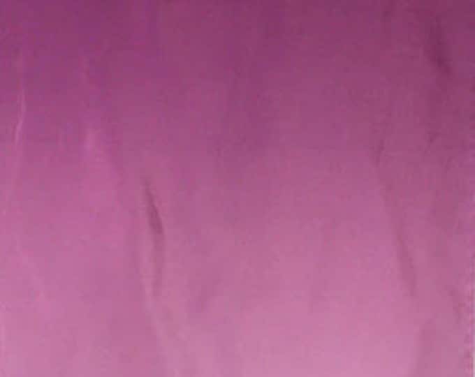 Eggplant /burgundy OMBRE 100% silk charmuse fabric