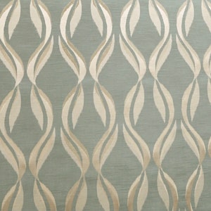 Jacquard Arctic swirl Percy 676 Upholstery drapery fabric by the yard