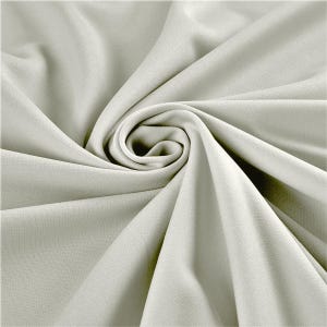 Ivory Stretch Crepe Scuba Techno Knit Polyester Spandex Fabric for Bows, Top Knots, Head Wraps, Clothes, Costumes, Crafts