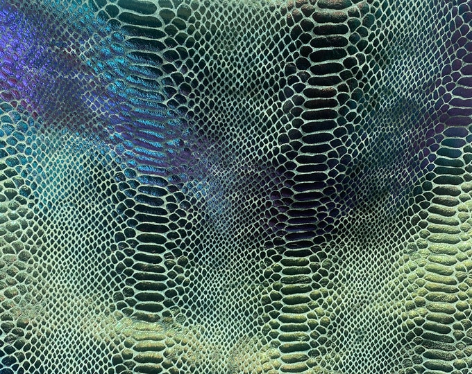Mermaid pearl Snake Hologram Spandex4 way stretch 58" wide