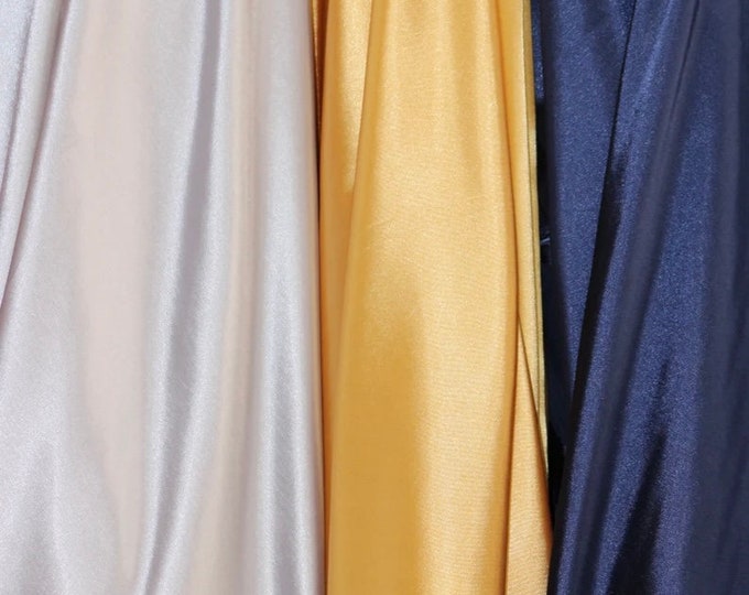 Charmeuse slight Stretch fabric free shipping