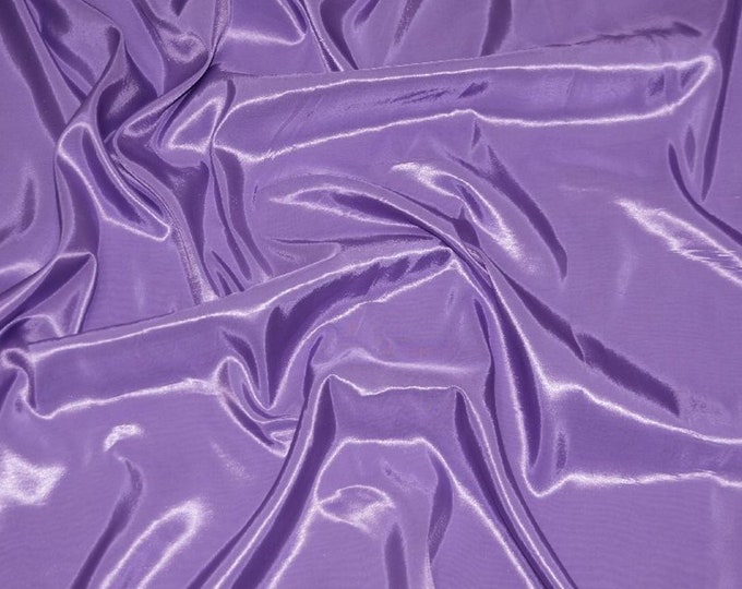 Taffeta lavender Dress Drapery Taffeta fabric  58” wide the Yard sewing
