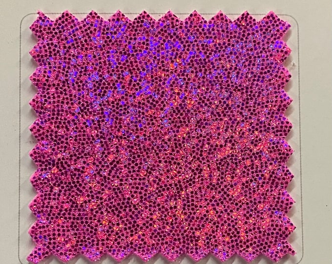 4-Way Stretch hologram hot Pink Mystique Spandex swimsuits dance Fabric by the yard 60 " Wide