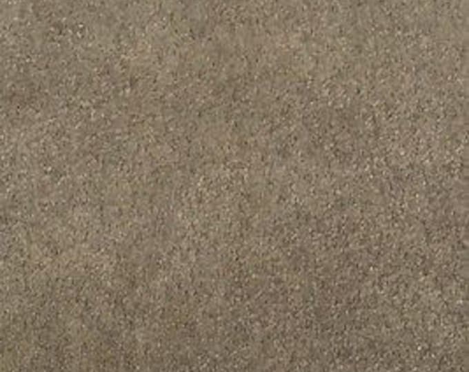 Mocha micro faux suede upholstery drapery clothing fabric BY THE YARD 58" Wide No Stretch