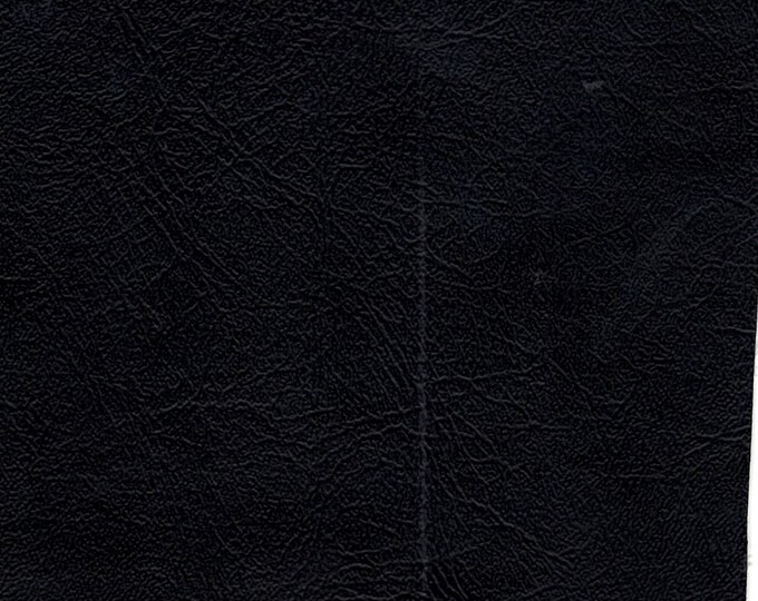 Faux vinyl leather/ Black Contract commercial/ upholstery  54" Wide Sold BY THE YARD