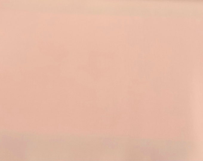 Blush pink Faux leather Soft Skin upholstery/clothing fabric by the yard 54" Wide