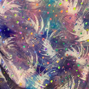 Stretch Velvet tie dye multi color dance fabric by the yard 60&quot; Wide