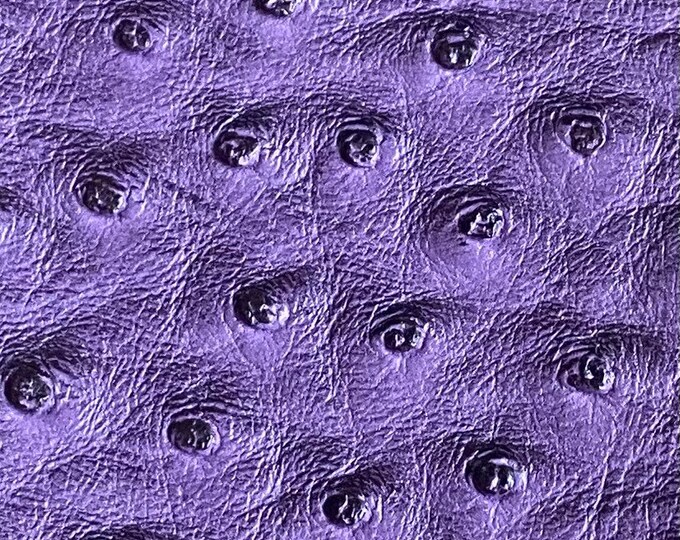 Ostrich /faux vinyl Marine grade /UV resistance waterproof Fabric- Purple