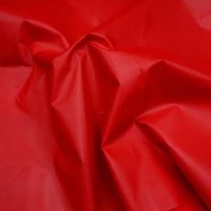 Red Packcloth 420 Denier Nylon Water Resistant 60 wide fabric per yard image 1