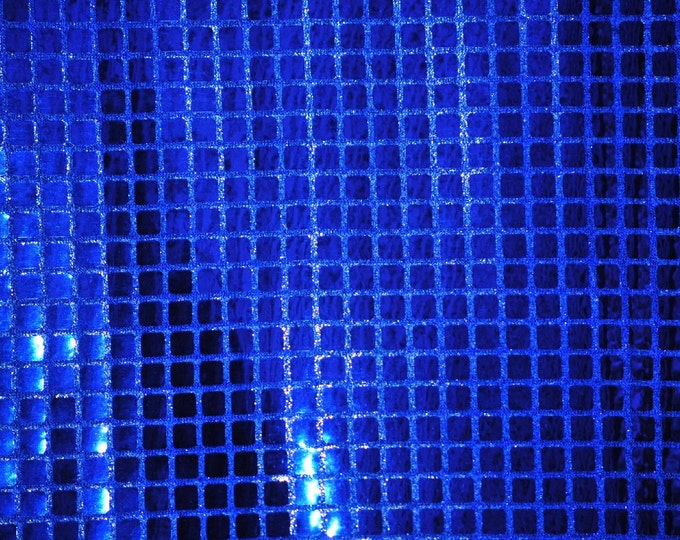 Square Sequin royal Drapery clothing decor Fabric by the yard