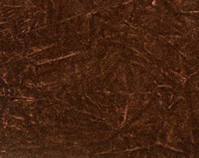 Brown Crushed Velvet upholstery Fabric BY THE YARD 58" Wide