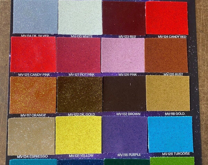 Faux vinyl Sparkle Glitter upholstery Fabric  54" Width Sold By The Yard