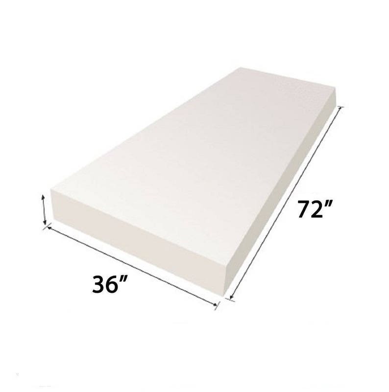 Foam Upholstery wrapped in dacron batting Medium Density Firm Etsy