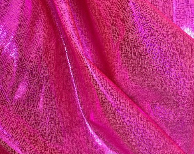 4-Way Stretch neon pink Mystique Spandex  Fabric by the yard 60 " Wide