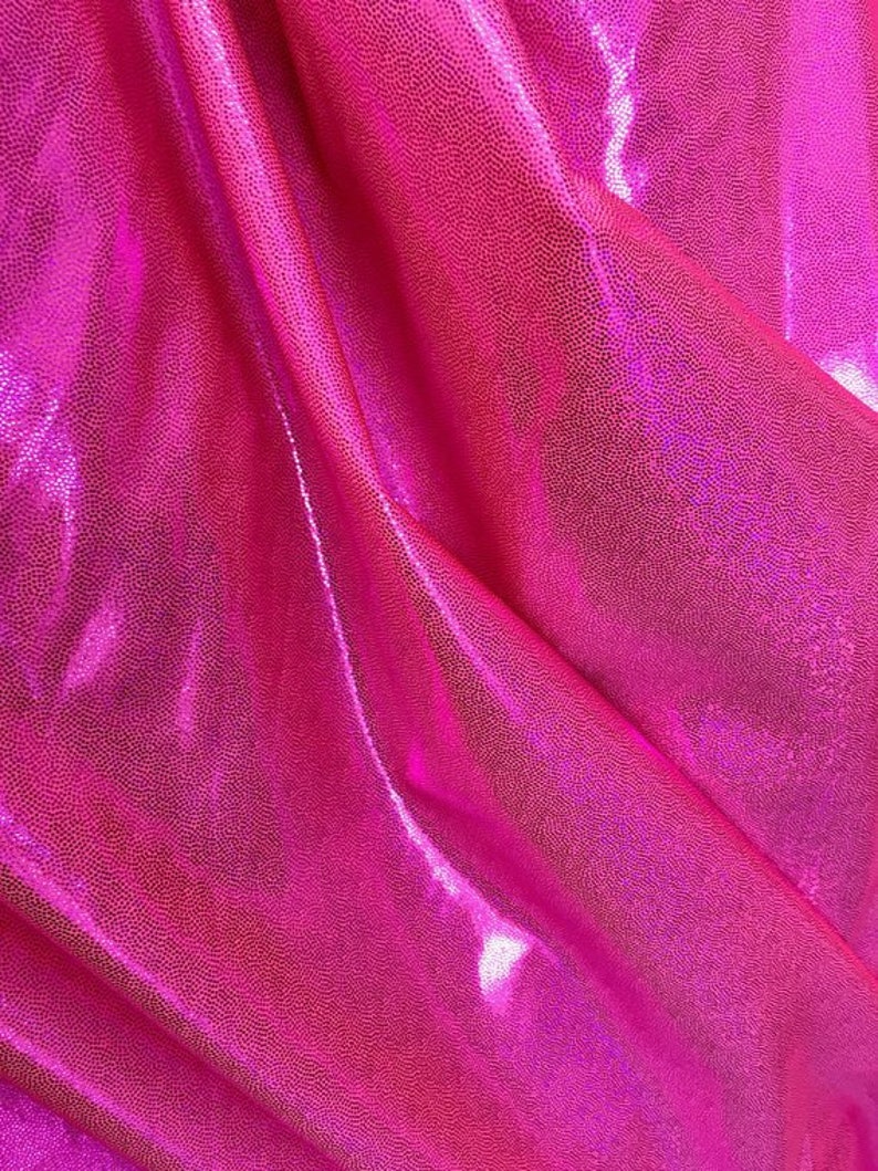 4-way Stretch Neon Pink Mystique Spandex Fabric by the Yard 60 - Etsy