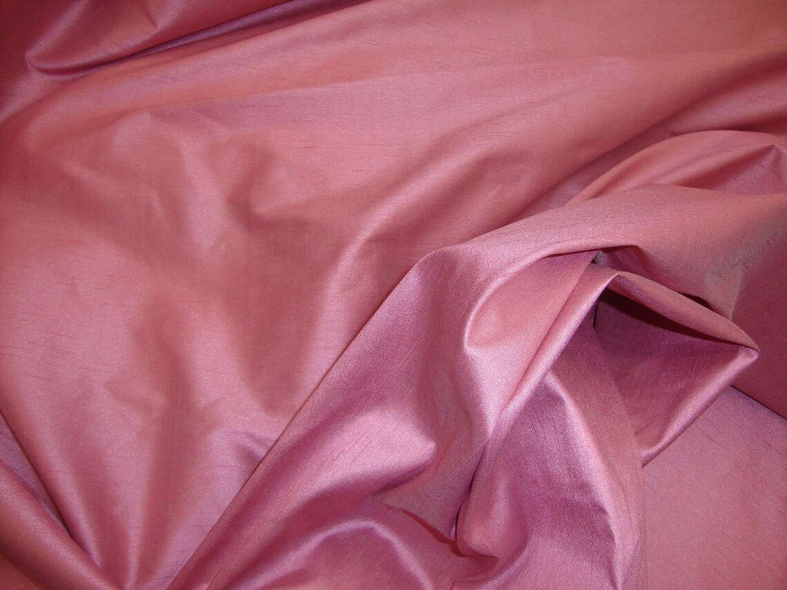Dusty Rose Silk Shantung 54