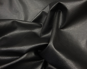 Vinyl Black Upholstery Ford faux Vinyl fabric per yard