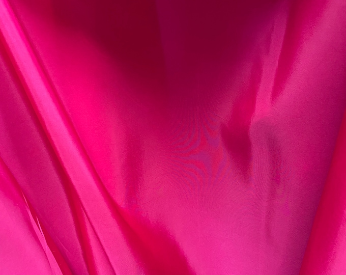 Fuchsia Dress Drapery Taffeta fabric Per YARD