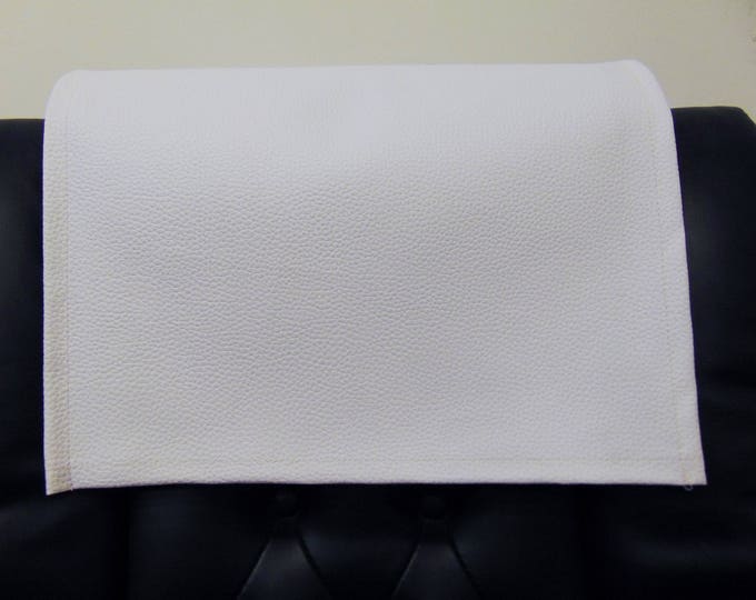 Vinyl, White Champion, 14x30, Sofa, Loveseat, Chaise, Theater Seat, RV Cover, Chair Caps, Headrest Pad, Recliner  Cover, Furniture Protector