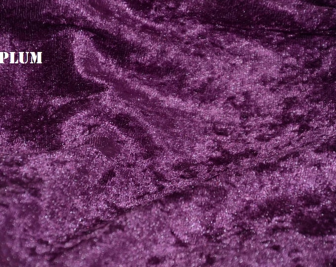 Panne velvet fabric BY THE YARD 60" wide