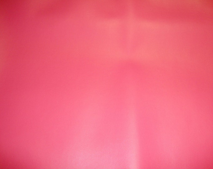 Fuchsia Soft Skin  Faux vinyl upholstery/clothing pvc fabric 55" wide by the yard