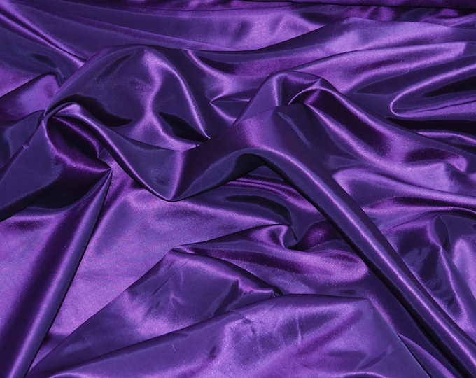 Taffeta Purple Dress Drapery Taffeta fabric  58” wide the Yard