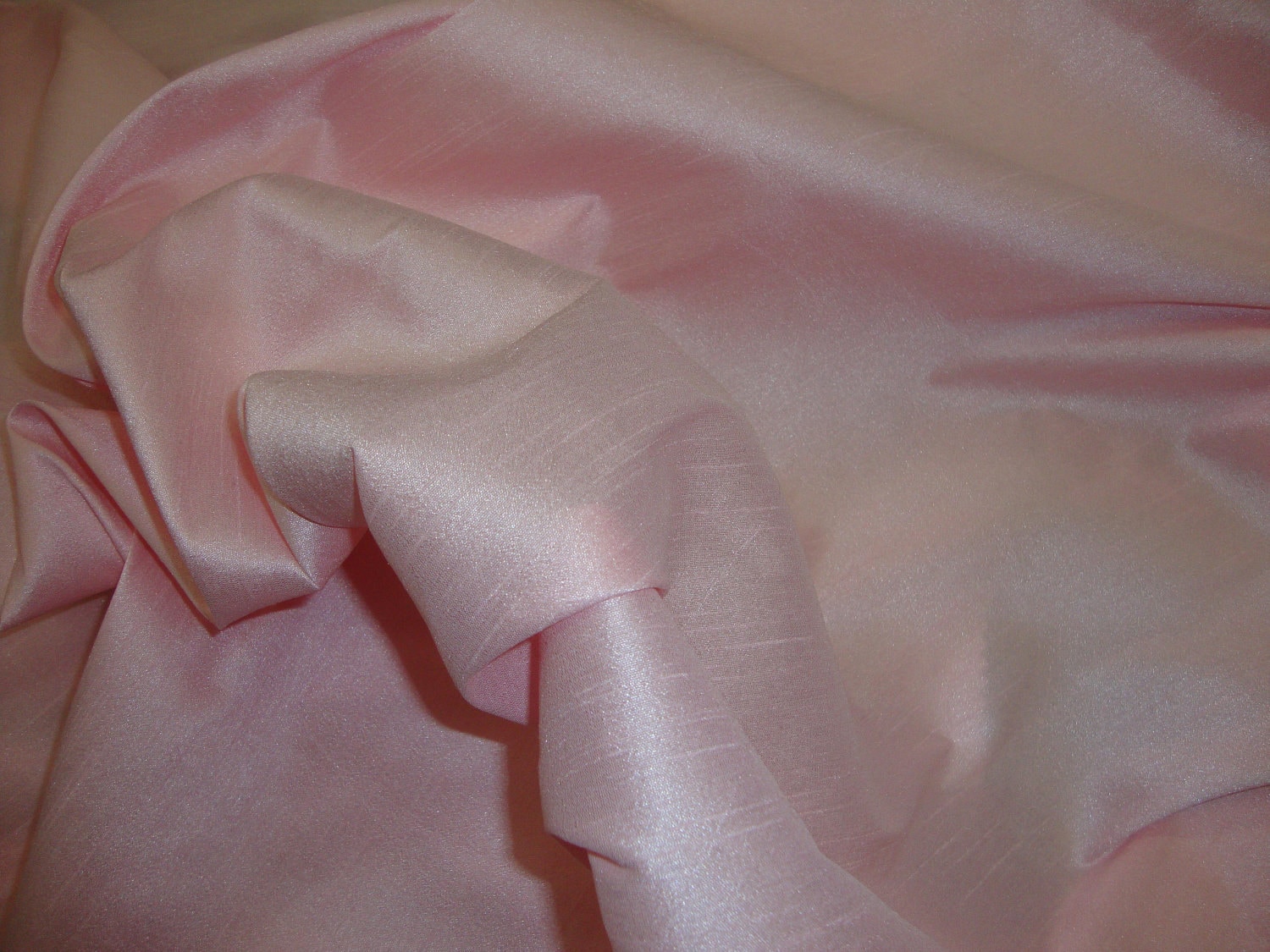 Pink Ice Shantung Dupioni Faux Silk fabric per yard Etsy