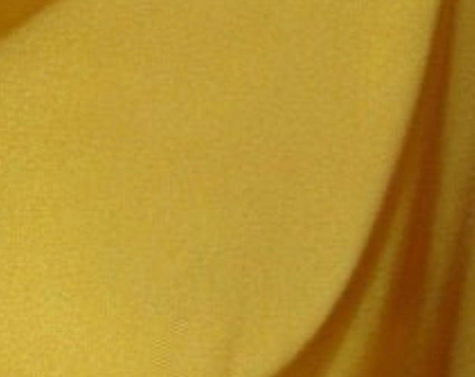Stretch spandex tricot Mustard fabric per yard 60" wide