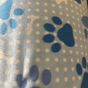 Multi Blue bone Fleece Fabric by the Yard | Soft Anti-Pill Fleece | Fleece for Blankets, Crafts, Apparel & DIY Projects