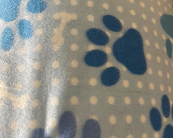 Multi Blue bone Fleece Fabric by the Yard | Soft Anti-Pill Fleece | Fleece for Blankets, Crafts, Apparel & DIY Projects