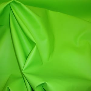 Vinyl Faux leather soft skin Lime upholstery fabric 54&quot; sold per yard FOLDED