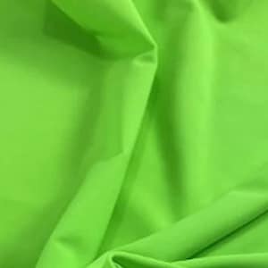 Neon green Shiny mattte Nylon Spandex Fabric 4 Way Stretch 58" Wide Sold by The Yard
