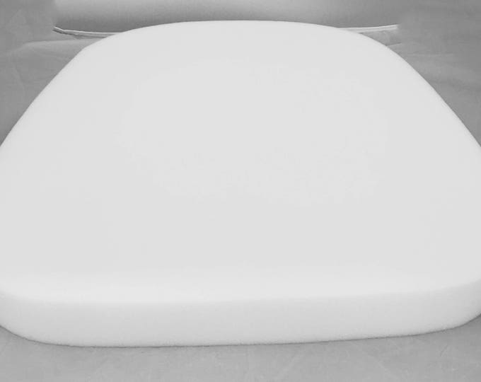 Replacement Chair Foam Cushion – 16x16 Upholstery Seat Pad, 3” Thick