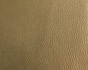 Light Gold Vinyl Faux leather Soft Skin Faux vinyl upholstery/clothing pvc fabric by the yard 54" Wide