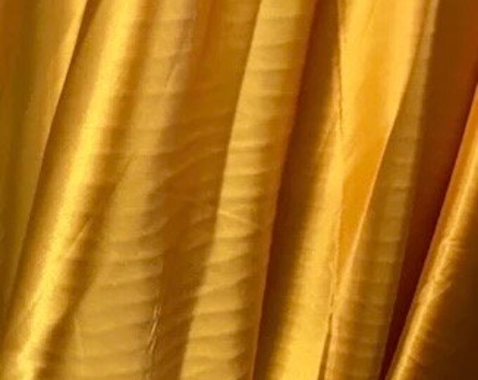 Gold Stretch charmuse fabric siky light weight 60" wide