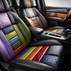 Swamp crocodile Embossed Vinyl Fabric – Automotive Upholstery Material