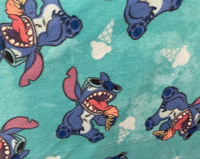 Lilo and stitch Fleece Polar By The Yard 60"  Licensed Products
