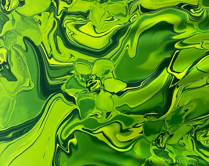 Floral lava stretch Spandex fabric 60” wide sold by yard