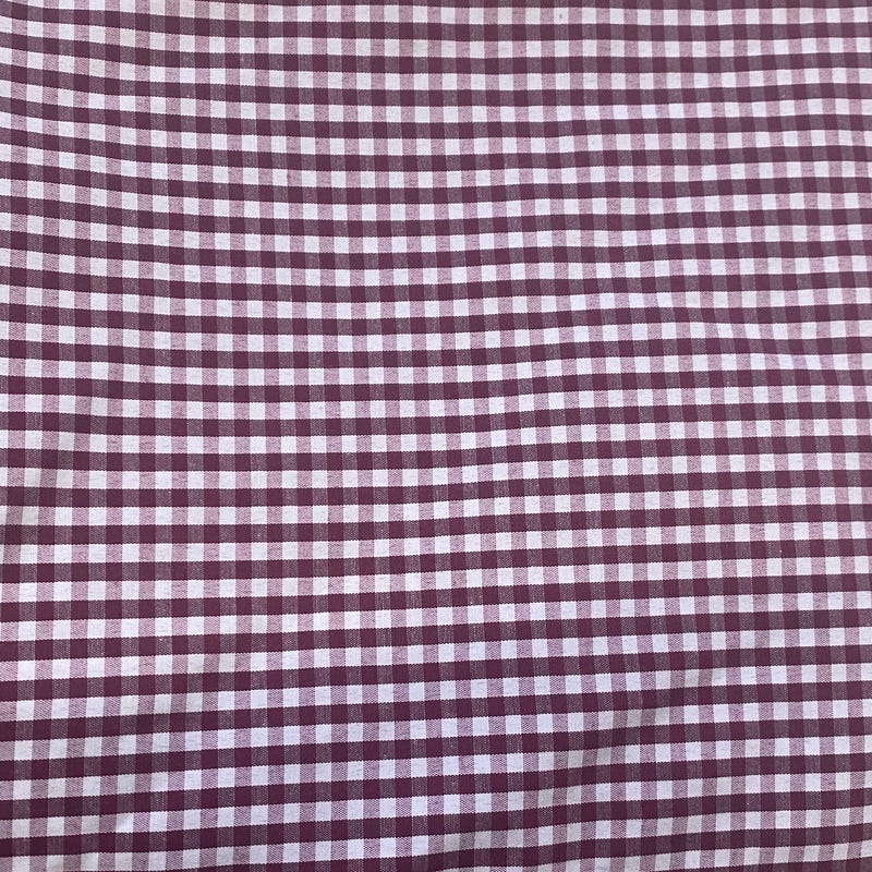 Maroon Checkered Runner - Etsy
