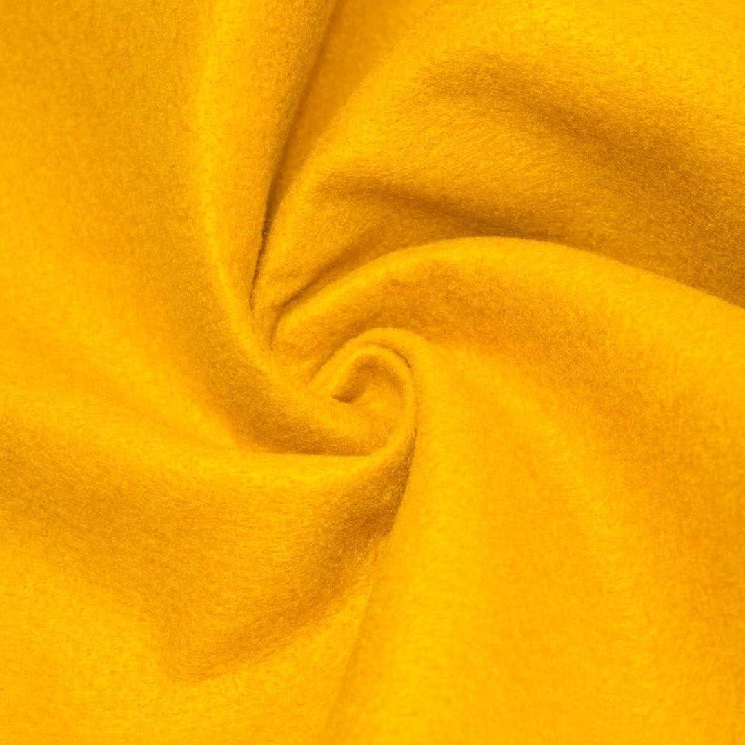 Yellow Felt Pattern Yellow 72” Wide Felt Fabric by the Yard | Soft Craft Felt for Sewing ...